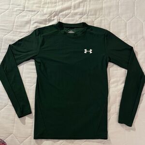 Under Armour Heat Gear Men's Sz Large Dark Green